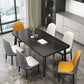 Casual Sintered Stone Standard Dining Table Rectangle Shape Dining Table for Kitchen Clearhalo ' dining_table' 'Dining Tables & Seating' 'Dining Tables' 'furn' 'furn_dining_table' 'Furniture' 'furniture_dining_table' 'Kitchen & Dining Furniture' 'kitchen&dining_furn' 'kitchen' 'kitchen_dining_table' 1200x1200_7c434777-4e8a-49e9-af2c-d80b283590d5