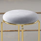 Glam Style Backless Barstool Round Counter Bar Stool with Metal Legs Clearhalo 'Bar Furniture' 'Bar Stools' 'bar_stools' 'furn' 'furn_bar_stools' 'Furniture' 'Kitchen & Dining Furniture' 1200x1200_7c46a404-2553-4e2b-bb9b-efba54f61578
