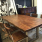 Rectangle Sled Base Industrial Table Wood Color Fixed Table with Solid Wood Clearhalo 'Dining Tables & Seating' 'Dining Tables' 'dining_table' 'furn' 'furn_dining_table' 'Furniture' 'furniture_dining_table' 'Kitchen & Dining Furniture' 'kitchen' 'kitchen_dining_table' 1200x1200_7c4c04f1-8b05-4c69-a749-d8f97c46bf69