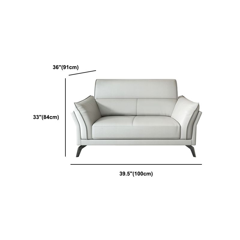 Divano in pelle resistente alla macchia del banco standard contemporanea