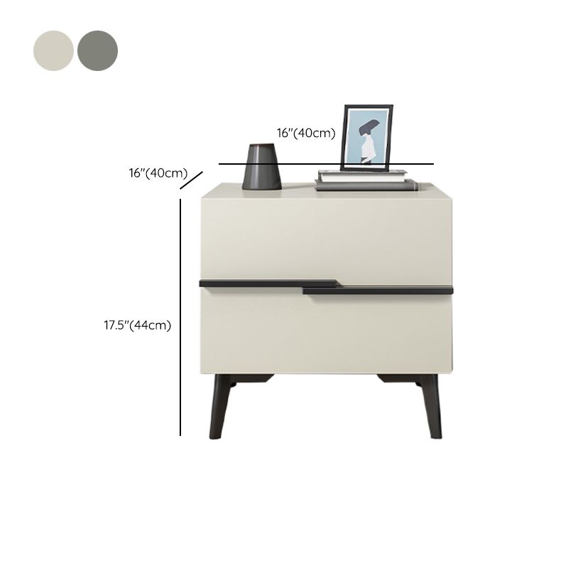 Table de chevet de lit contemporain ouverte table de nuit pour chambre à coucher