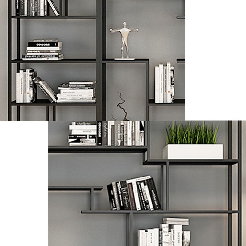 Metal Open Etagere Bookshelf Vertical Urban Bookcase for Living Room Clearhalo 'Bookcases' 'furn' 'furn_bookcases' 'Furniture' 'furniture_bookcases' 'Office Furniture' 1200x1200_7c590290-ef80-473e-942a-598f8c7bd9ff