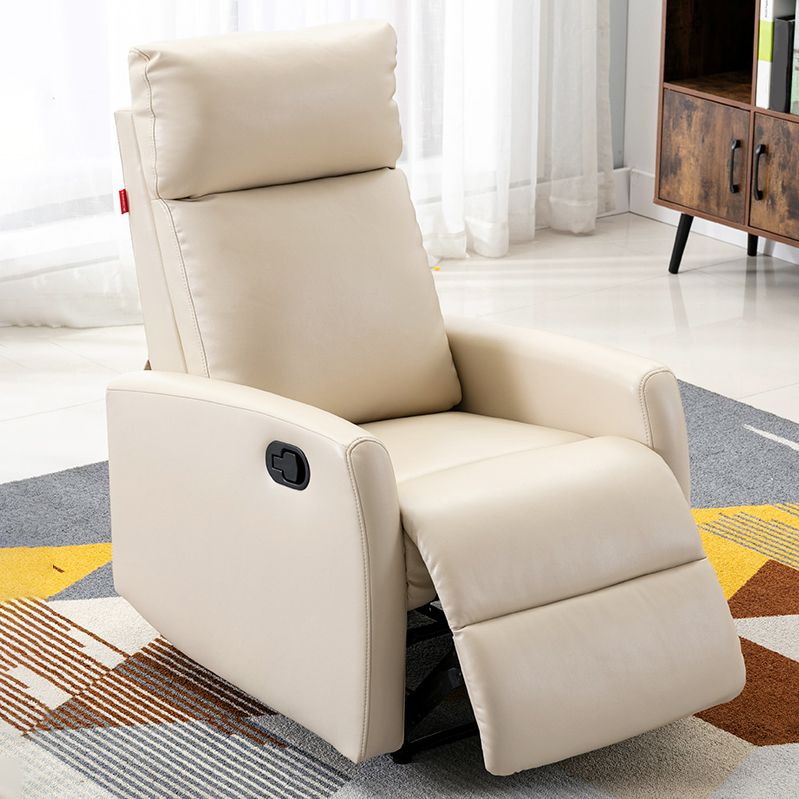 Sedia reclinabile in pelle reclinabile standard in petrolio