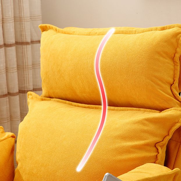 Contemporary Fabric Arms Included With Loose Cover Basic Four Leg Accent Chair