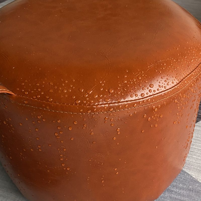 Square Pouf Portable Pure Color Faux Leather Stain Resistant Pouf Ottoman Clearhalo 'furn' 'furn_ottomans_poufs' 'Furniture' 'Living Room Furniture' 'Ottomans & Poufs' 'ottomans_poufs' 1200x1200_7c5dc20d-cdbd-4e10-9eb6-156c904f501b