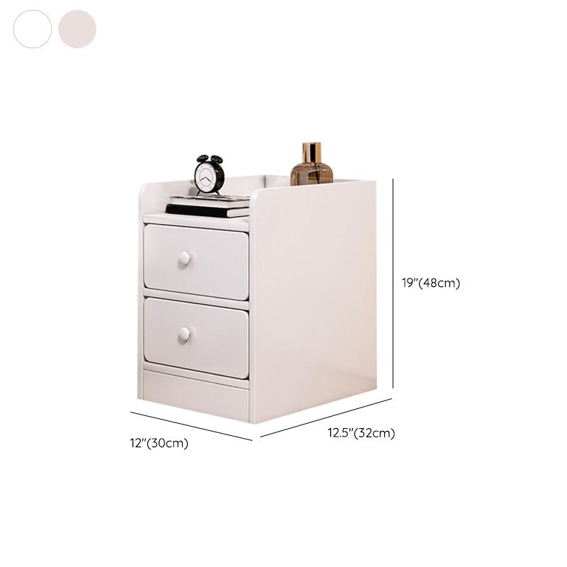 Cajón de la mesa de acento contemporáneo Cajón de almacenamiento de la cama de la cama de la cama