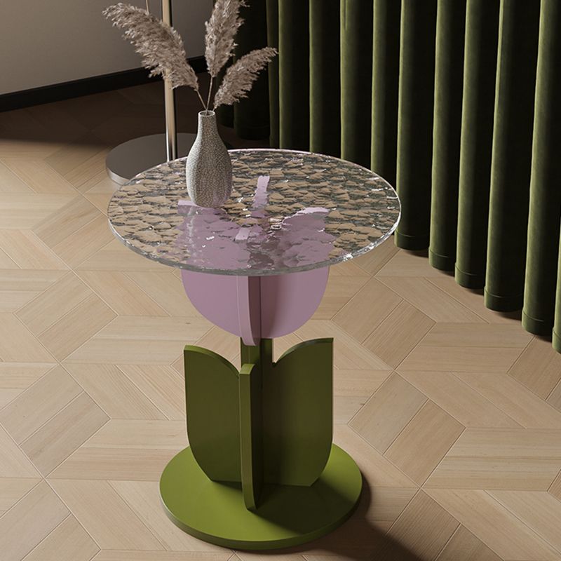 Nordischer runder/geometrischer Couchtisch Holzkaffee oder Endtisch