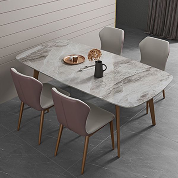 Glam 1/2/5/7 Pieces Dining Set Rectangular Dining Room Table Clearhalo 'Dining Room Sets' 'Dining Tables & Seating' 'dining_room_set' 'furn' 'furn_dining_room_set' 'Furniture' 'furniture_dining_room_set' 'Kitchen & Dining Furniture' 'kitchen&dining_furn' 'kitchen' 1200x1200_7c5f6ed3-b6c5-42c4-9d81-29c0d65789a9