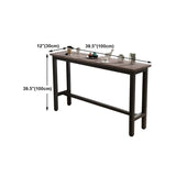 Modern Rectangle Wooden Table Dining Bar Counter Table for Kitchen Clearhalo 'Bar Furniture' 'Bar Tables' 'bar_tables' 'furn' 'furn_bar_tables' 'Furniture' 'furniture_bar_tables' 'Kitchen & Dining Furniture' 1200x1200_7c612333-4026-4cc1-8466-efade5edf0bf