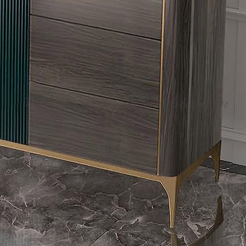 Credenza a scaffalatura regolabile moderna e contemporanea con cassetti e armadi