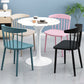 Scandinavian Colorful Windsor Back Side Chair Plastic Dining Armless Chair Clearhalo ' kitchen&dining_furn' 'Dining Chairs' 'Dining Tables & Seating' 'dining_chair' 'furn' 'furn_dining_chair' 'Furniture' 'furniture_dining_chair' 'Kitchen & Dining Furniture' 'kitchen' 1200x1200_7c625864-099b-44a3-940d-998262b20265