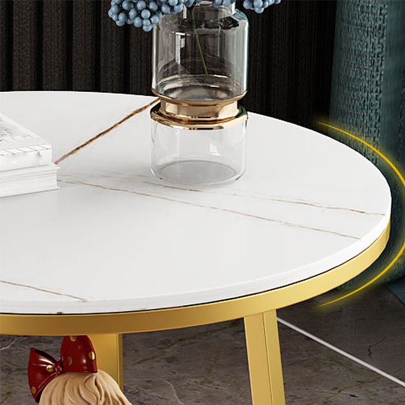 Tableau latérale supérieure en ardoise 23,6 "de haut de la table de fin de jambes en fer avec étagère