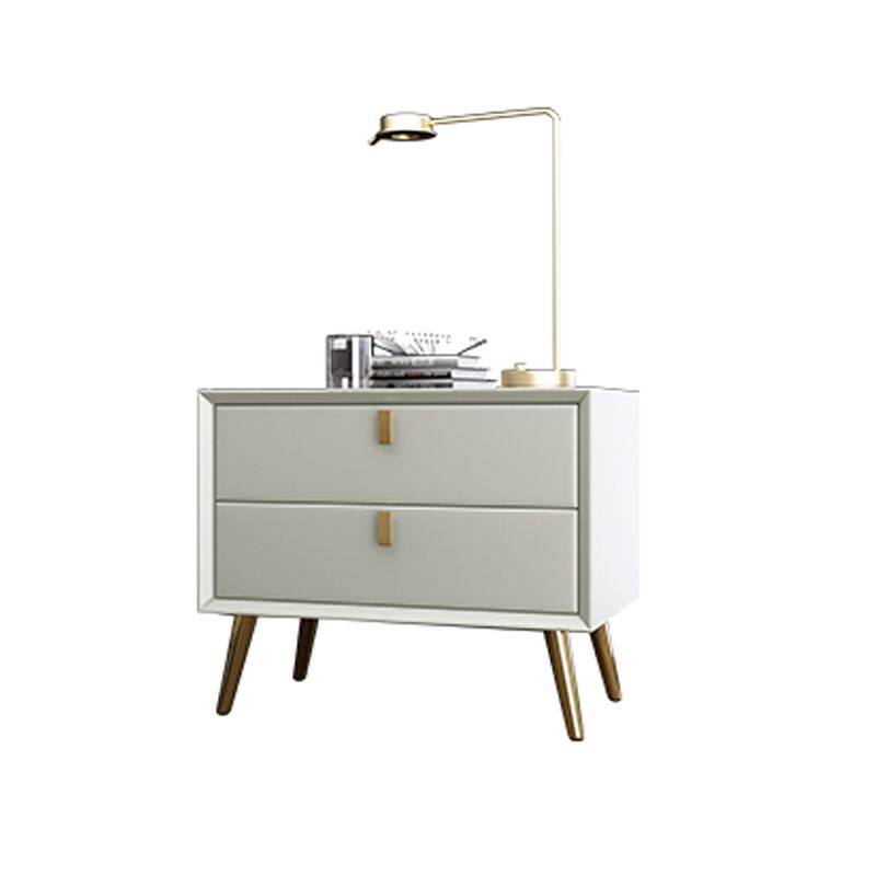 Table de nuit de rangement de tiroir moderne Faux table de chevet pour chambre à coucher