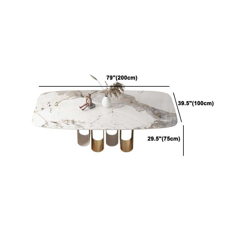 Lussuoso set da pranzo rettangolare set da pranzo rettangolare
