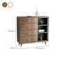 Engineered Wood Glam Chest Bedroom Storage Chest with Drawers