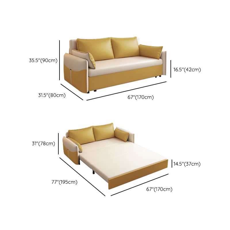 31 "幅のスカンジナビアの布団ソファベッド折りたたみ布団スリーパーソファ