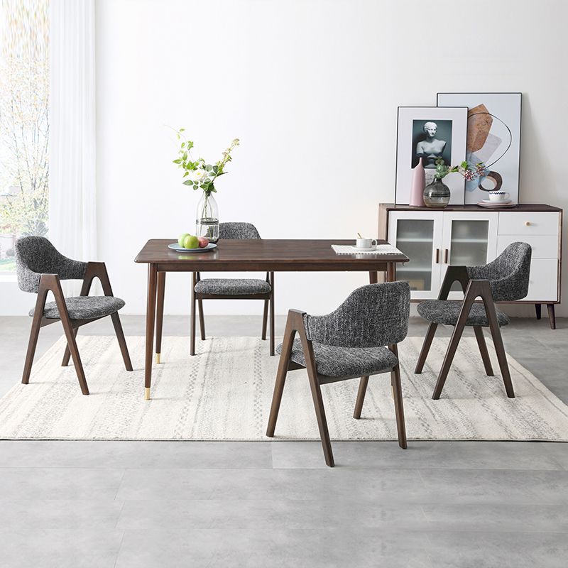 Modern Solid Wood Opening Back Dining Arm Chair Kitchen Dining Arm Chair Clearhalo ' kitchen&dining_furn' 'Dining Chairs' 'Dining Tables & Seating' 'dining_chair' 'furn' 'furn_dining_chair' 'Furniture' 'furniture_dining_chair' 'Kitchen & Dining Furniture' 'kitchen' 1200x1200_7c68bf3f-ac62-46ae-871e-d4010f3b1baf