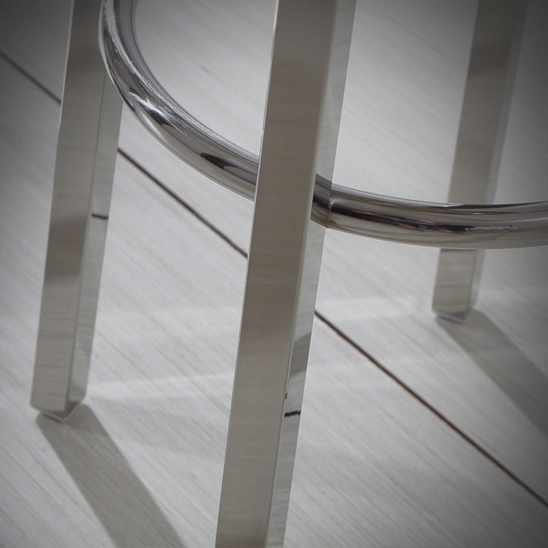 Sgabelli da barra da barra a bracciale in acciaio inossidabile industriale