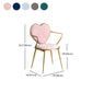Arm Solid Back Dining Chair Nordic Design Upholstered Dining Chairs