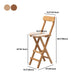 Contemporary Home Folding Stool Matte Finish Bamboo Barstool Clearhalo 'Bar Furniture' 'Bar Stools' 'bar_stools' 'furn' 'furn_bar_stools' 'Furniture' 'Kitchen & Dining Furniture' 1200x1200_7c6cfe51-9dc1-4b44-950e-b6b978661ae4