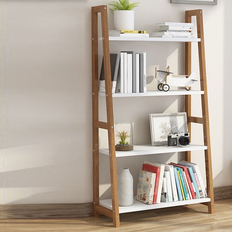 Modern Ladder Shelf Bookcase Wooden Bookshelf for Study Room Clearhalo 'Bookcases' 'furn' 'furn_bookcases' 'Furniture' 'Office Furniture' 1200x1200_7c6d7af4-02be-47d7-812d-b0644a052302