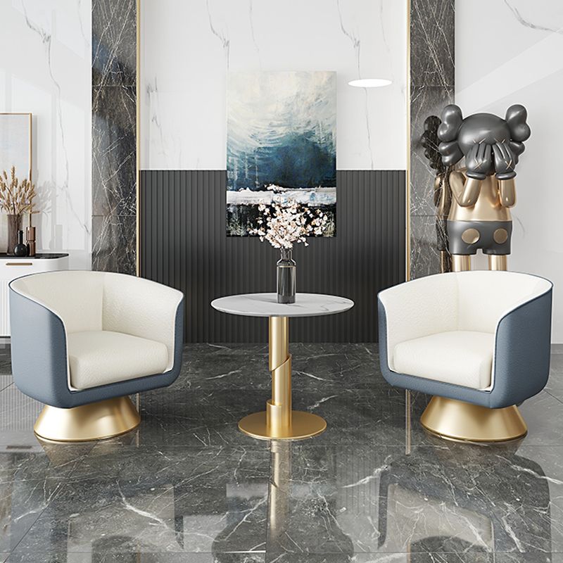 25.59 "brede vatstoel faux lederen armen inbegrepen stoel voor woonkamer