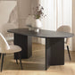 Modern Wood Dining Table Oval Black Dinner Table for Dining Room Clearhalo 'Dining Tables & Seating' 'Dining Tables' 'dining_table' 'furn' 'furn_dining_table' 'Furniture' 'Kitchen & Dining Furniture' 1200x1200_7c6fc7b7-63ac-4ee5-b1fa-319e406f0a20
