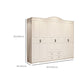 White Engineered Wood Wardrobe Armoire Hinged Wardrobe Closet