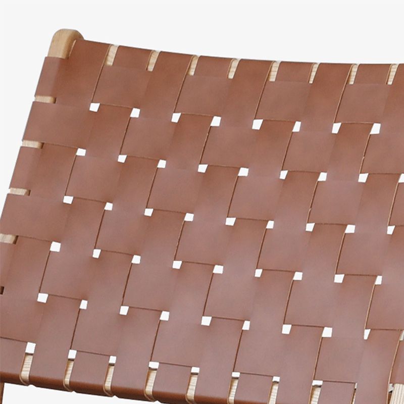 Nordic Armless Woven Back/Fixed Back Basic Four Leg Living Room Accent Room Chair