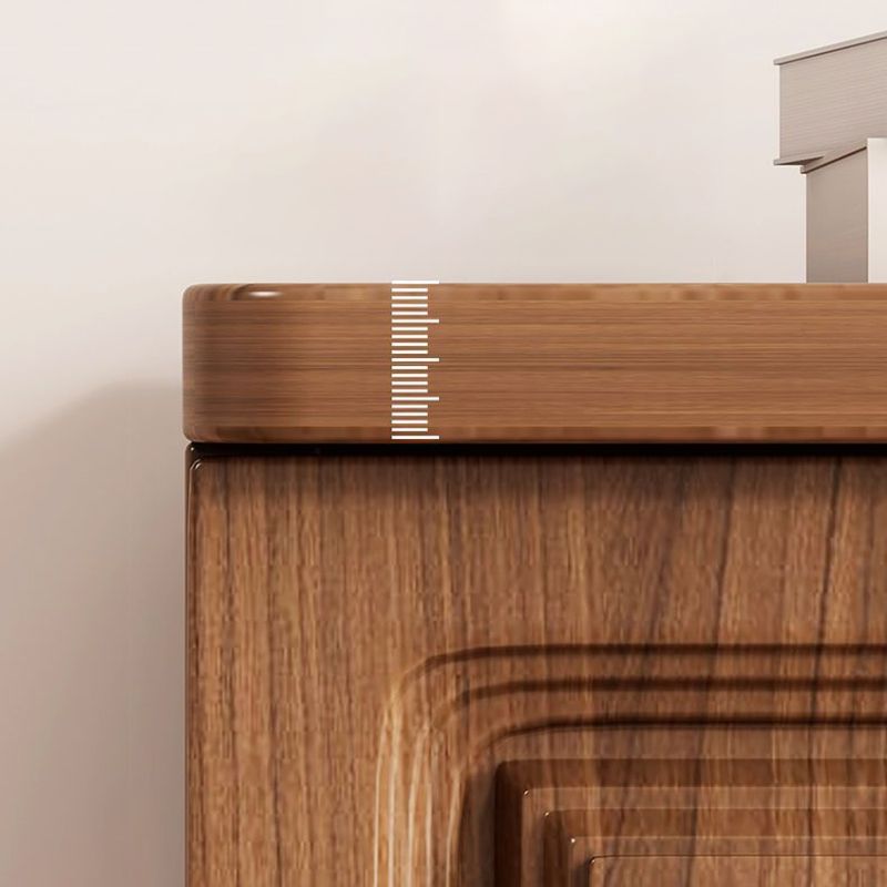 Wood Accent Chest with Chest Bun Feet and Bar Pulls,14.96 " W Clearhalo 'Cabinets & Chests' 'cabinets_chests' 'furn' 'furn_cabinets_chests' 'Furniture' 'Living Room Furniture' 1200x1200_7c73a5c8-6fb1-47de-bca7-aa16d964eba8