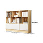 Bookshelf Floor Open Bedroom Storage Cabinet Living Room Lattice Locker Modern Bookcase