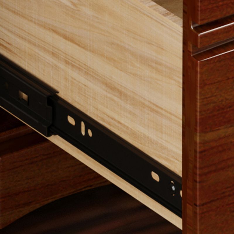 Tavolo da notte in legno massiccio moderno da 2 gambe H-disegno da 20 pollici incluso