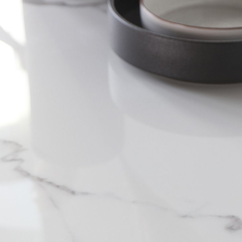 Modern 1/4/5/6 stuks rechthoek Dinerset Sintered Stone Top Dinette Table Set