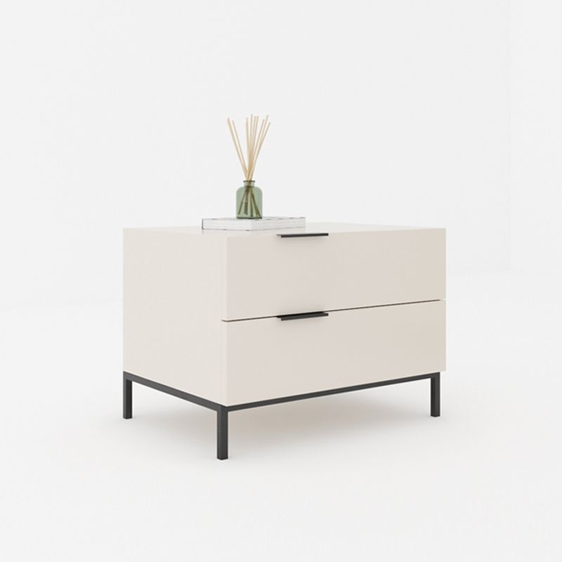 Contemporary Night Table Faux Wood Bedside Cabinet with Drawers Clearhalo 'Bedroom Furniture' 'furn' 'furn_night_stand' 'Furniture' 'night_stand' 'Nightstands' 1200x1200_7c803690-811f-45ee-b786-3500194b738d