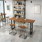 Modern Rectangle Solid Wood Bar Table Set 1/5/6 Pieces Counter Table with Backless Stools Clearhalo 'Bar Furniture' 'furn' 'furn_home_bar_bar_sets' 'Furniture' 'Home Bars & Bar Sets' 'home_bar_bar_sets' 'Kitchen & Dining Furniture' 1200x1200_7c812496-0034-4fe2-b25d-9ee15590e00e