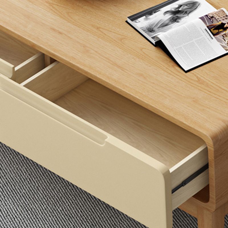 Scandinavian TV Stand Console Wooden Media Console with 3 Drawers Clearhalo 'furn' 'furn_tv_stands_entertainment_centers' 'Furniture' 'Living Room Furniture' 'TV Stands & Entertainment Centers' 'TV Stands & Media Storage Furniture' 'tv_stands_entertainment_centers' 1200x1200_7c842892-ef6b-4a54-bc4f-acd8682b440a