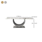 Mesa de cena industrial Rectángulo de piedra Mesa de comedor para comedor
