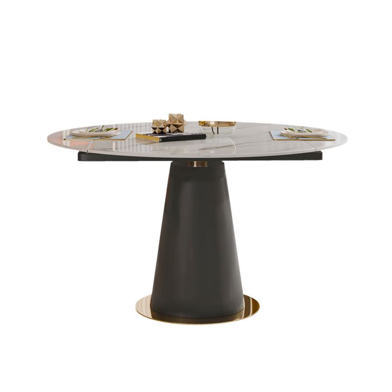 Glam Style Sintered Stone Dining Set 1/2/6/7 Pieces Dining Set for Dining Areas Clearhalo 'Dining Room Sets' 'Dining Tables & Seating' 'dining_room_set' 'furn' 'furn_dining_room_set' 'Furniture' 'furniture_dining_room_set' 'Kitchen & Dining Furniture' 1200x1200_7c866b5f-57c9-4acd-bdb3-37c680d8ade7