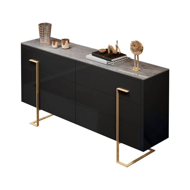 6 tiroirs buffet buffet contemporain serveur de cuisine pour la cuisine