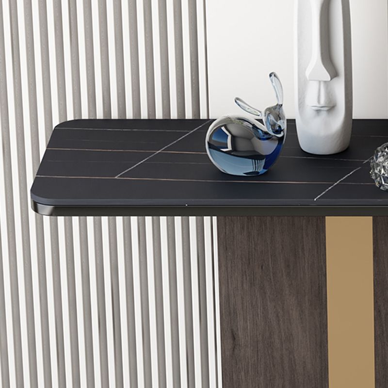 Stone Console Table Modern Stain Resistant End Table , 33.46 Inch Tall