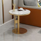 19.69" Tall Contemporary Style Side End Table Round Sofa Side Accent Table