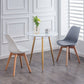 Nordic Glam Style Leather Dining Chair Armless Chair with Wooden Legs for Kitchen Clearhalo ' kitchen&dining_furn' 'Dining Chairs' 'Dining Tables & Seating' 'dining_chair' 'Furniture' 'furniture_dining_chair' 'Kitchen & Dining Furniture' 'kitchen' 1200x1200_7c8a6a15-6aa7-416a-8ef2-7b6b07bb19d6