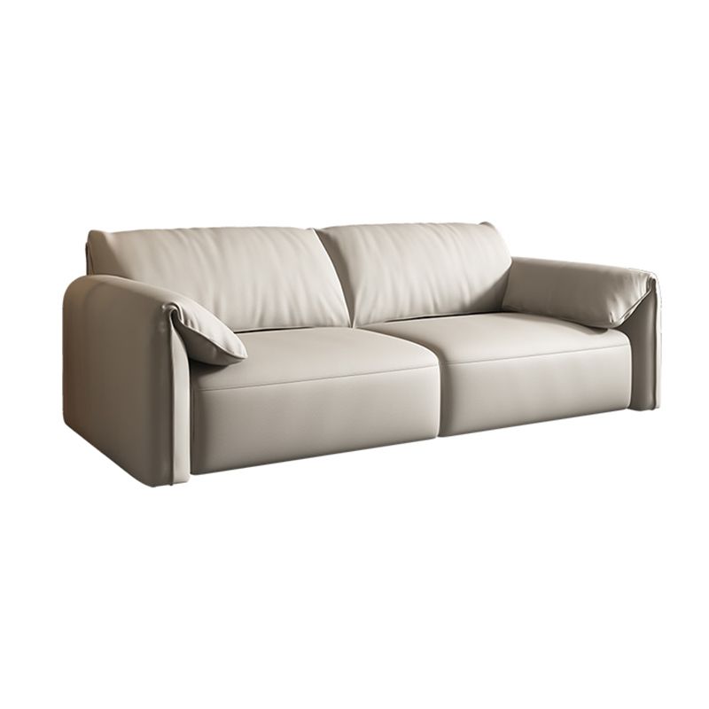 41.34" Wide Contemporary Futon Sofa Bed White Futon Solid Wood Sleeper Sofa Clearhalo 'furn' 'furn_futons' 'Furniture' 'Futons & Daybeds' 'Futons' 'Living Room Furniture' 1200x1200_7c8bd702-5e45-444c-9077-ee63bbb926b0