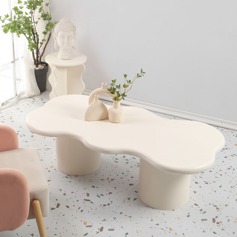 1 tavolino bianco tavolino rotondo in legno massimo