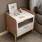 Modern Accent Table Nightstand Stone Drawer Storage Bedside Cabinet with Legs Clearhalo 'Bedroom Furniture' 'furn' 'furn_night_stand' 'Furniture' 'night_stand' 'Nightstands' 1200x1200_7c8f7504-7417-4428-80d1-f8baad7b17a1