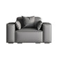 Faux Leather Modern Standard Sofa 37"W Square Arm Sofa Sofa Living Room Clearhalo 'furn' 'furn_sofas' 'Furniture' 'furniture_sofas' 'kitchen' 'kitchen_sofas' 'Living Room Furniture' 'Sofa' 'sofas' 1200x1200_7c8fec0e-2400-41df-ac1f-422dc4719a7a