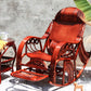 Traditional Rocking Chair Rattan Frame Solid Color Spindle Backrest Indoor Rocking Chair Clearhalo 'Chairs & Seating' 'furn' 'furn_rocking_chairs' 'Furniture' 'Living Room Furniture' 'Rocking Chairs' 'rocking_chairs' 1200x1200_7c92dfb8-c1e2-471a-b6d0-5a516612d2af