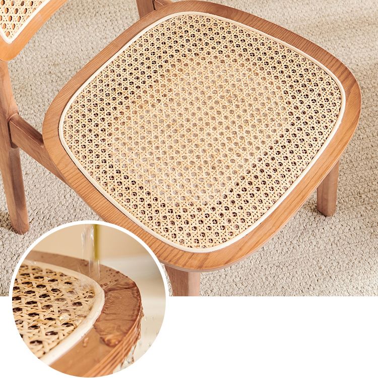 Zeitgenössischer Massivholz im Innen im Freien im Freien armlose Esstuhl