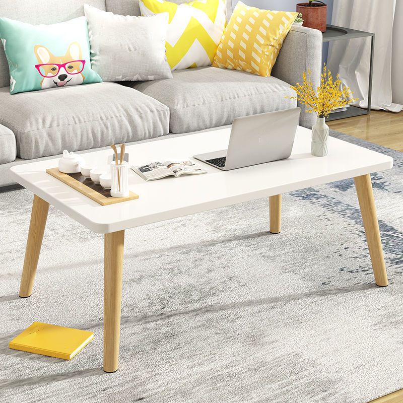 16.5 "lange 4 poten natuurlijke/ witte rechthoekige houten tafelblad salontafel