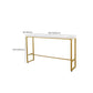 Glam Pub Height Dining Table Stone and White Bar Table for Living Room Clearhalo 'Bar Furniture' 'Bar Tables' 'bar_tables' 'furn' 'furn_bar_tables' 'Furniture' 'Kitchen & Dining Furniture' 1200x1200_7c9932b6-1a4a-406a-b10c-250478bc83c2